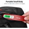 imageBAGAIL Digital Luggage Scale 110lbs Hanging Baggage Scale with Backlit LCD Display Portable Suitcase Weighing Scale Travel Luggage Weight Scale with Hook Strong Straps for TravelersRed