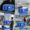 imageBAGAIL Heavy Duty Moving Bags with Strong Handle Extra Large Moving Boxes Storage Tote for Clothes College Moving SuppliesClear 6 PackBlue