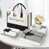 imageBAGAIL Initial Tote Bag Personalized Birthday Gifts for Women Teacher Friends Mom Wedding Monogrammed Beach BagIvory1pcs