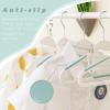 imageBAGAIL Kids Plastic Hangers SSlide 50 Pack 126quot NonSlip Hangers 360 Swivel Hook Protect Collar Space Saving for Children InfantToddler Pants Coat