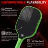 imageBAGAIL Pickleball Paddles USAPA Approved Fiberglass Surface Pickleball Set Lightweight Pickle Ball Rackets with 4 Balls 1 Bag Designed in California for Traction and StabilityGreen