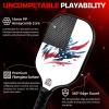 imageBAGAIL Pickleball Paddles USAPA Approved Fiberglass Surface Pickleball Set Lightweight Pickle Ball Rackets with 4 Balls 1 Bag Designed in California for Traction and StabilityEagle