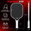 imageBAGAIL Pickleball Paddles USAPA Approved Fiberglass Surface Pickleball Set Lightweight Pickle Ball Rackets with 4 Balls 1 Bag Designed in California for Traction and StabilityWhite