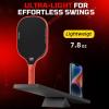 imageBAGAIL Pickleball Paddles USAPA Approved Fiberglass Surface Pickleball Set Lightweight Pickle Ball Rackets with 4 Balls 1 Bag Designed in California for Traction and StabilityOrange