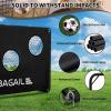 imageBAGAIL Soccer Goal 2in1 Soccer Net with Targets 6x4 FT Pop Up Soccer Trainer for Backyard with Detachable Target Cloth and Carry Bag Indoor Outdoor Fun Soccer GameBlue