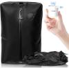 imageBAGAIL TPU Vacuum Bag for Travel Reusable Compression Bag with IPX8 Waterproof Zipper Save Space for Suitcase Backpack and Carry on Black ExtraLarge With PumpBLACK