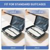 imageBAGAIL TPU Vacuum Bag for Travel Reusable Compression Bag with IPX8 Waterproof Zipper Save Space for Suitcase Backpack and Carry on Black ExtraLarge With PumpWHITE