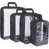 imageBAGAIL Transparent Compression Packing Cubes Clear and Visible Travel Packing Organizer for backpack and suitcase04Transparent