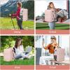 imageBAGAIL Travel Laptop Backpack Carry on with USB Port Luggage Bag for HolidayPinkPink