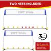 imageBAGAIL Volleyball Net 12ft20ft Portable Volleyball Net for Backyard  Adjustable Height HeavyDuty Frame Freestanding Design  Portable OutdoorIndoor Volleyball Set with Carry Bag12ft  20ft