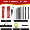 imageBAGAIL Volleyball Net 12ft20ft Portable Volleyball Net for Backyard  Adjustable Height HeavyDuty Frame Freestanding Design  Portable OutdoorIndoor Volleyball Set with Carry Bag12ft  20ft