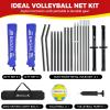 imageBAGAIL Volleyball Net 12ft20ft Portable Volleyball Net for Backyard  Adjustable Height HeavyDuty Frame Freestanding Design  Portable OutdoorIndoor Volleyball Set with Carry Bag12ft  20ft