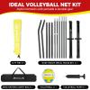 imageBAGAIL Volleyball Net 12ft20ft Portable Volleyball Net for Backyard  Adjustable Height HeavyDuty Frame Freestanding Design  Portable OutdoorIndoor Volleyball Set with Carry Bag12ft