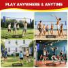imageBAGAIL Volleyball Net 12ft20ft Portable Volleyball Net for Backyard  Adjustable Height HeavyDuty Frame Freestanding Design  Portable OutdoorIndoor Volleyball Set with Carry Bag12ft  20ft