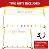 imageBAGAIL Volleyball Net 12ft20ft Portable Volleyball Net for Backyard  Adjustable Height HeavyDuty Frame Freestanding Design  Portable OutdoorIndoor Volleyball Set with Carry Bag12ft  20ft