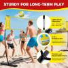 imageBAGAIL Volleyball Net 12ft20ft Portable Volleyball Net for Backyard  Adjustable Height HeavyDuty Frame Freestanding Design  Portable OutdoorIndoor Volleyball Set with Carry Bag12ft