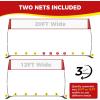 imageBAGAIL Volleyball Net 12ft20ft Portable Volleyball Net for Backyard  Adjustable Height HeavyDuty Frame Freestanding Design  Portable OutdoorIndoor Volleyball Set with Carry Bag12ft  20ft
