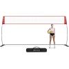 imageBAGAIL Volleyball Net 12ft20ft Portable Volleyball Net for Backyard  Adjustable Height HeavyDuty Frame Freestanding Design  Portable OutdoorIndoor Volleyball Set with Carry Bag12ft  20ft
