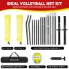 imageBAGAIL Volleyball Net 12ft20ft Portable Volleyball Net for Backyard  Adjustable Height HeavyDuty Frame Freestanding Design  Portable OutdoorIndoor Volleyball Set with Carry Bag12ft  20ft
