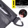 imageBAGAIL Waterresistant Airtight Zipper Pouch Ultralight Travel Packing Bags for Toiletries Document ElectronicsBlack