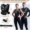 imageBAGAIL Weighted Vest Men 20lbs30lbs40lbs Adjustable Weighted Vest for Woman with Removable Iron Weights Womens Weight Vest for Walking Rucking Running Strength training20 lb
