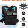 imageBAGAIL Weighted Vest Men 20lbs30lbs40lbs Adjustable Weighted Vest for Woman with Removable Iron Weights Womens Weight Vest for Walking Rucking Running Strength training20 lb