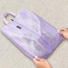 imageBagail Shoe Bags for Travel2 Set Shoe Bag for Storage in ClosetTransparent Shoe Packing Organizers with YKK Zipper L 17quotx10quotx5quot Coral 2pcsLavender 2pcs
