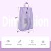 imageBagail Shoe Bags for Travel2 Set Shoe Bag for Storage in ClosetTransparent Shoe Packing Organizers with YKK Zipper L 17quotx10quotx5quot Coral 2pcsLavender 2pcs