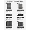 imageBagail Ultralight Compression Cubes 7 Set  3 Packing Cubes 3 Organizers and 1 Shoe BagBlack