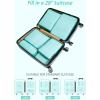 imageBagail Ultralight Compression Cubes 7 Set  3 Packing Cubes 3 Organizers and 1 Shoe BagBlue