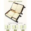 imageBagail Ultralight Compression Cubes 7 Set  3 Packing Cubes 3 Organizers and 1 Shoe BagFlower