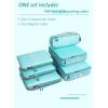 imageBagail Ultralight Compression Cubes 7 Set  3 Packing Cubes 3 Organizers and 1 Shoe BagLeaf