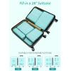 imageBagail Ultralight Compression Cubes 7 Set  3 Packing Cubes 3 Organizers and 1 Shoe BagLeaf