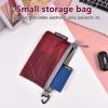 imageBagail Ultralight Zipper Pouch Travel Packing Bags for Toiletries Document ElectronicsBurgundy