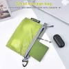 imageBagail Ultralight Zipper Pouch Travel Packing Bags for Toiletries Document ElectronicsGreen