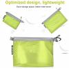 imageBagail Ultralight Zipper Pouch Travel Packing Bags for Toiletries Document ElectronicsGreen