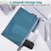 imageBagail Ultralight Zipper Pouch Travel Packing Bags for Toiletries Document ElectronicsTeal