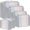 imageBAGAIL 6 Set8 Set10 Set Packing Cubes Various Sizes Packing Organizer for Travel Accessories Luggage Carry On Suitcase06Grey