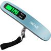 imageBAGAIL Digital Luggage Scale 110lbs Hanging Baggage Scale with Backlit LCD Display Portable Suitcase Weighing Scale Travel Luggage Weight Scale with Hook Strong Straps for TravelersBlue