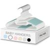 imageBAGAIL Kids Plastic Hangers SSlide 50 Pack 126quot NonSlip Hangers 360 Swivel Hook Protect Collar Space Saving for Children InfantToddler Pants Coat