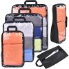 imageBAGAIL Transparent Compression Packing Cubes Clear and Visible Travel Packing Organizer for backpack and suitcase06Transparent