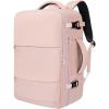 imageBAGAIL Travel Laptop Backpack Carry on with USB Port Luggage Bag for HolidayPinkPink