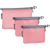 imageBagail Ultralight Zipper Pouch Travel Packing Bags for Toiletries Document ElectronicsPink