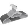 imageHeavy Duty Standard Plastic Hangers 50 Pack with NonSlip Design360Swivel Hook Space Saving Organizer for Bedroom ClosetShirtsPantsStrong Enough for CoatGreyGray