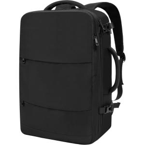 imageBAGAIL Travel Laptop Backpack Carry on with USB Port Luggage Bag for HolidayPinkBlack