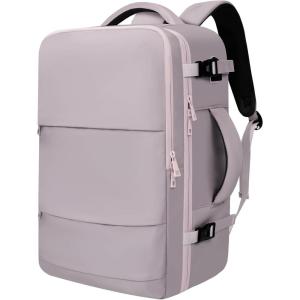 imageBAGAIL Travel Laptop Backpack Carry on with USB Port Luggage Bag for HolidayPinkPurple