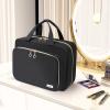 imageBAGAIL Hanging Toiletry Bag for Women Waterresistant Cosmetic Bag Large Capacity Travel Makeup Organizer for FullSized Travel EssentialsClassicJewelry Bag PinkBlack
