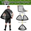 imageBAGAIL Soccer Goal 4x3 FT Soccer Practice Net with Goal Pop Up Soccer Goal for Backyard Portable Soccer Training Equipment with Carry Bag Fun Soccer Game Indoor and OutdoorBlack