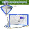 imageBAGAIL Soccer Goal 4x3 FT Soccer Practice Net with Goal Pop Up Soccer Goal for Backyard Portable Soccer Training Equipment with Carry Bag Fun Soccer Game Indoor and OutdoorBlue