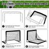 imageBAGAIL Soccer Goal 4x3 FT Soccer Practice Net with Goal Pop Up Soccer Goal for Backyard Portable Soccer Training Equipment with Carry Bag Fun Soccer Game Indoor and OutdoorBlack